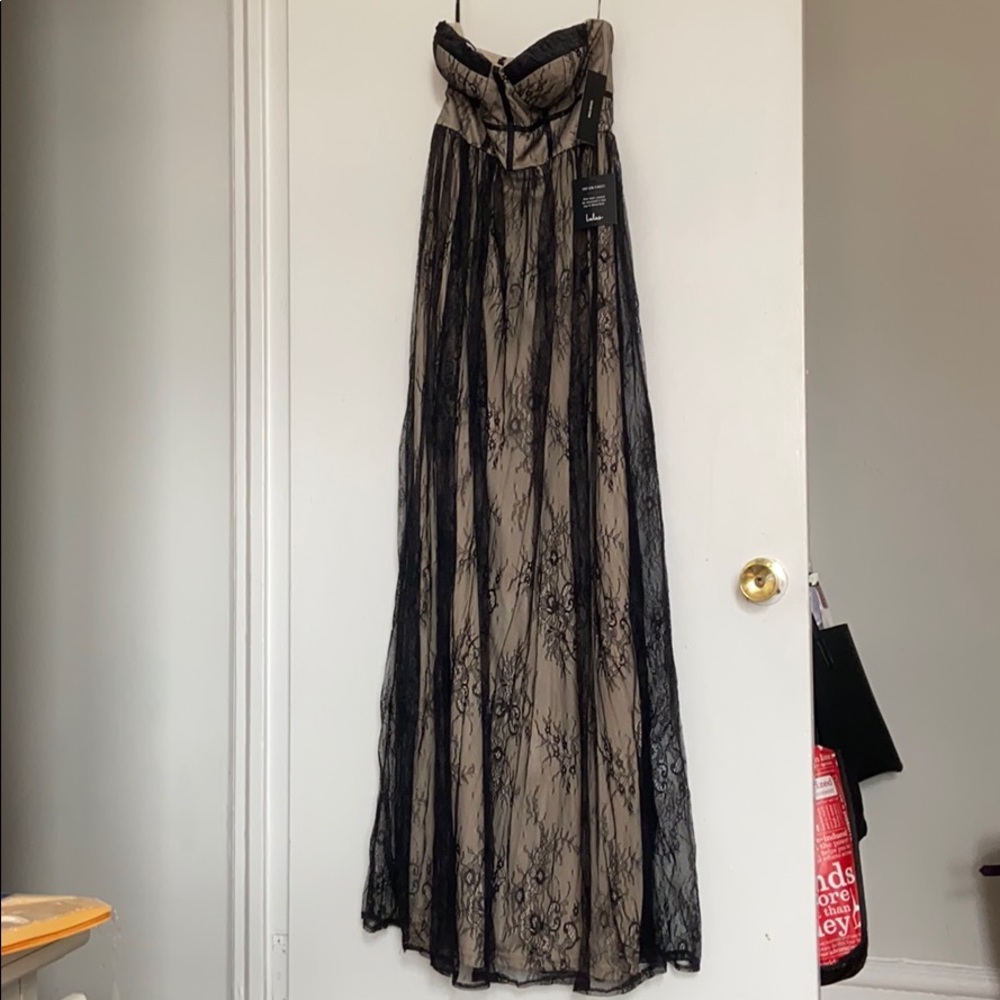 Formal Black Lace Lulus Dress